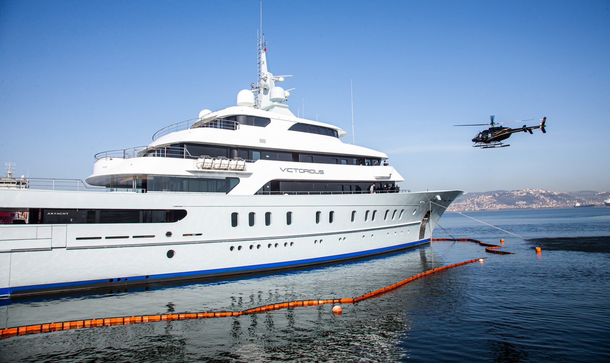 AKYACHT Launches 85m Explorer Superyacht Victorious In Turkey H2 